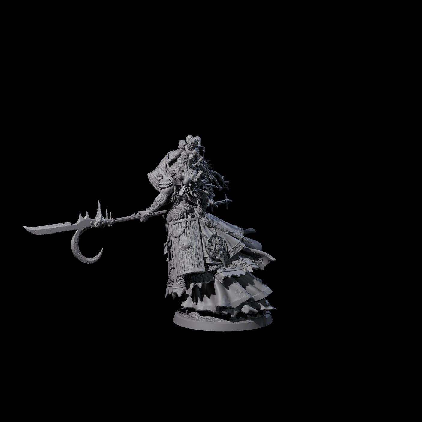 Roaming Darvakka A Miniature for Dungeons and Dragons, Pathfinder or other TTRPGs
