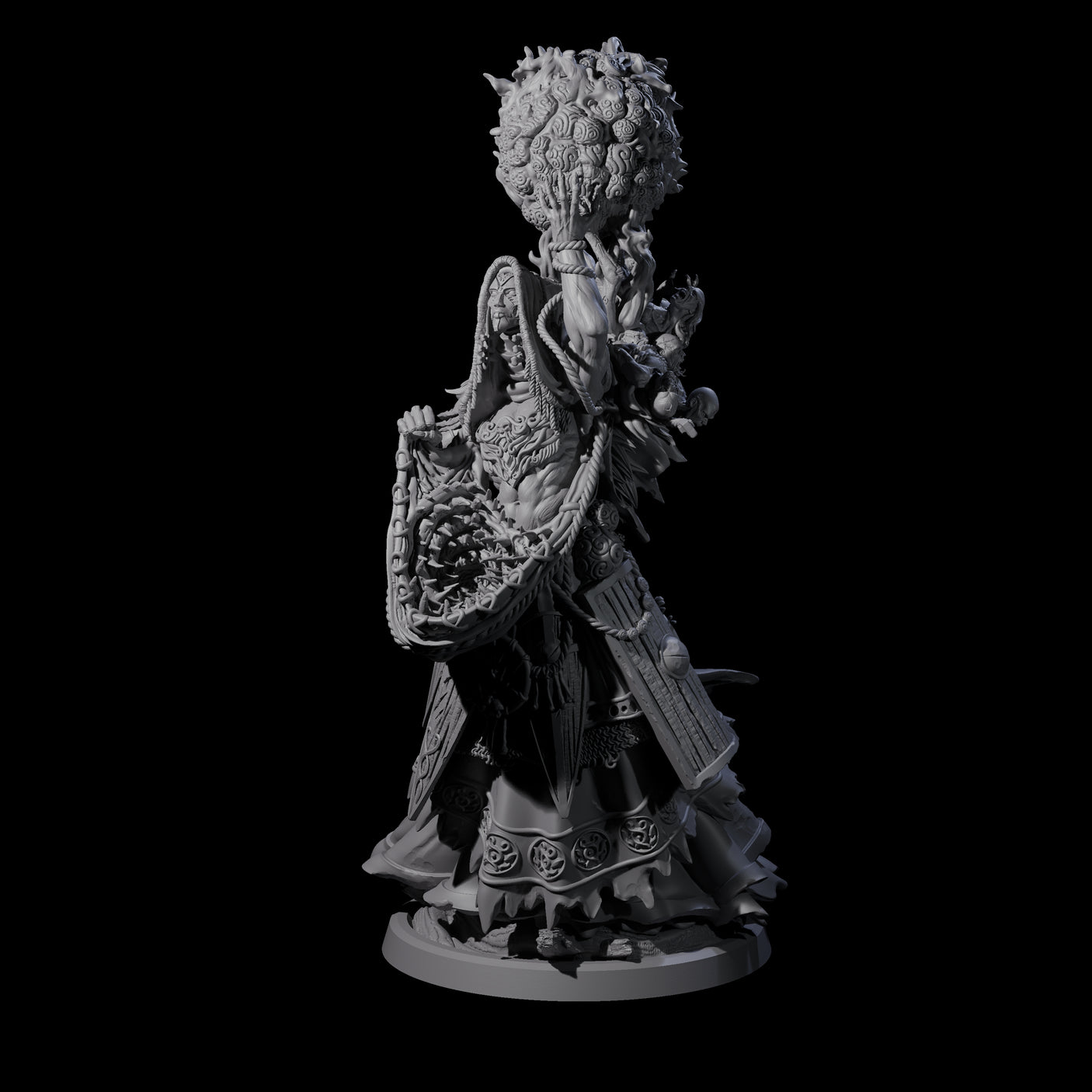 Roaming Darvakka B Miniature for Dungeons and Dragons, Pathfinder or other TTRPGs