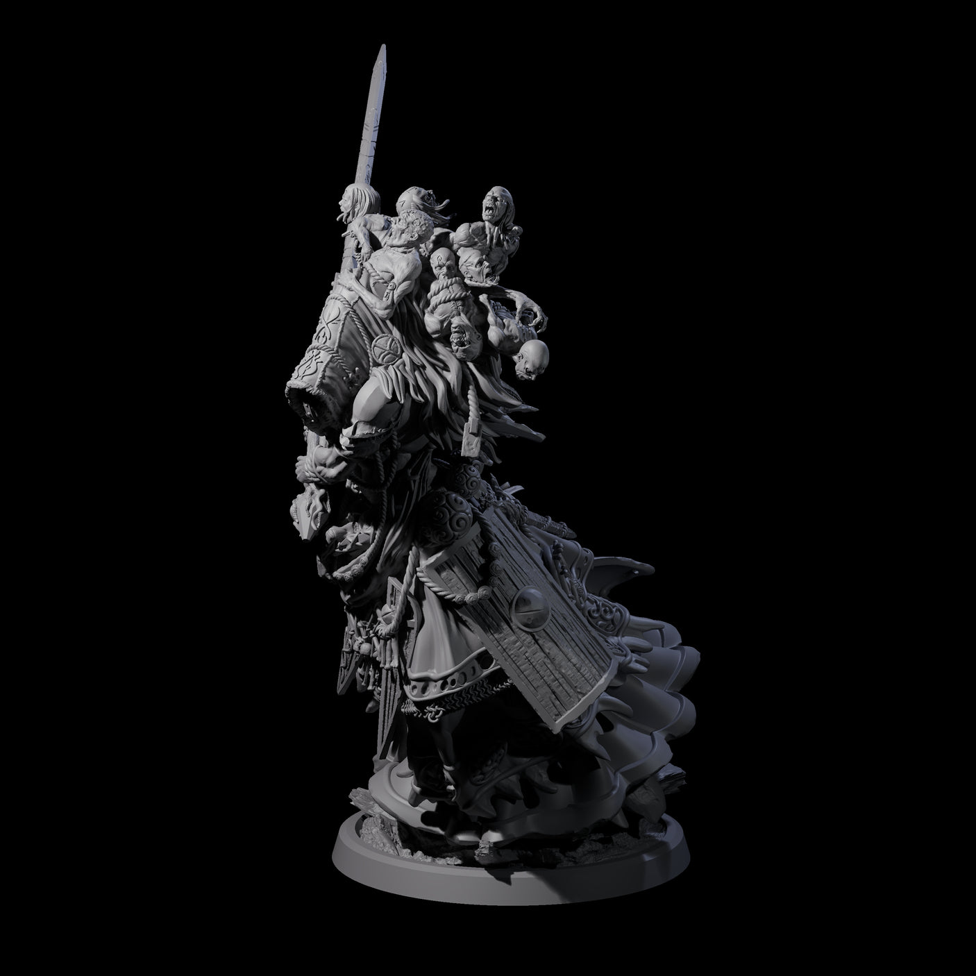 Roaming Darvakka C Miniature for Dungeons and Dragons, Pathfinder or other TTRPGs