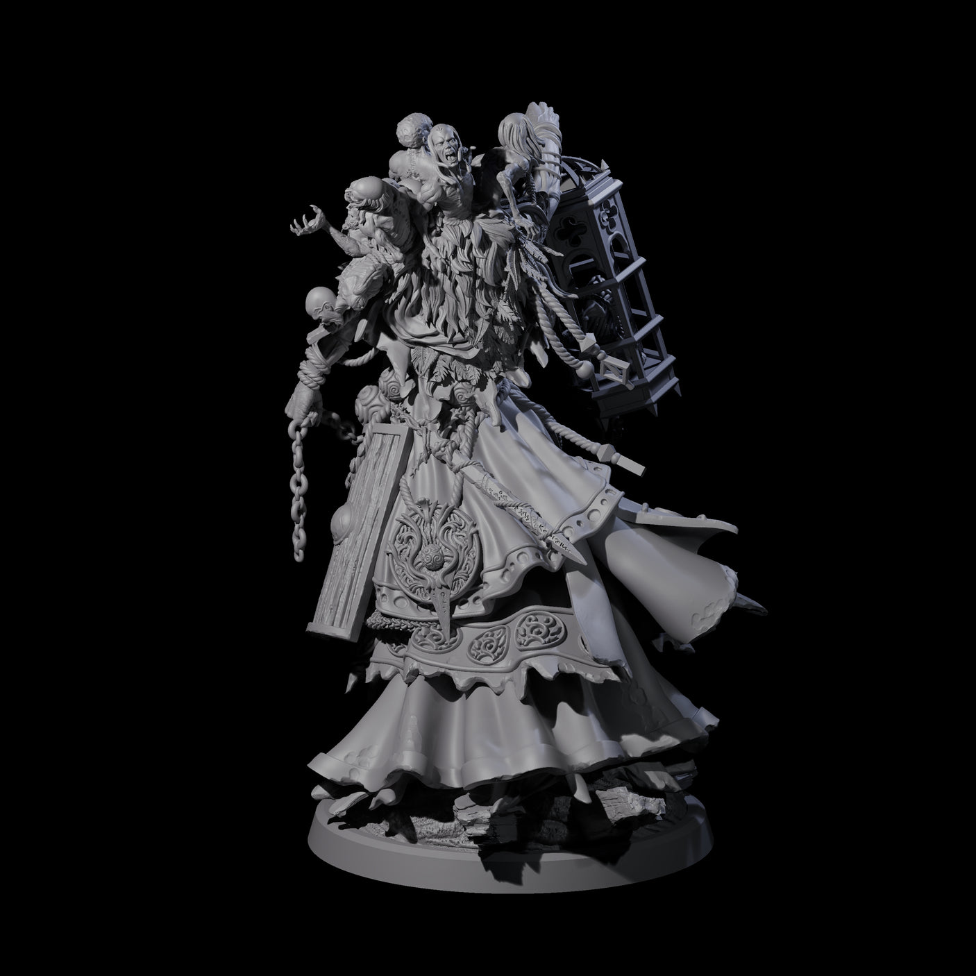 Roaming Darvakka D Miniature for Dungeons and Dragons, Pathfinder or other TTRPGs