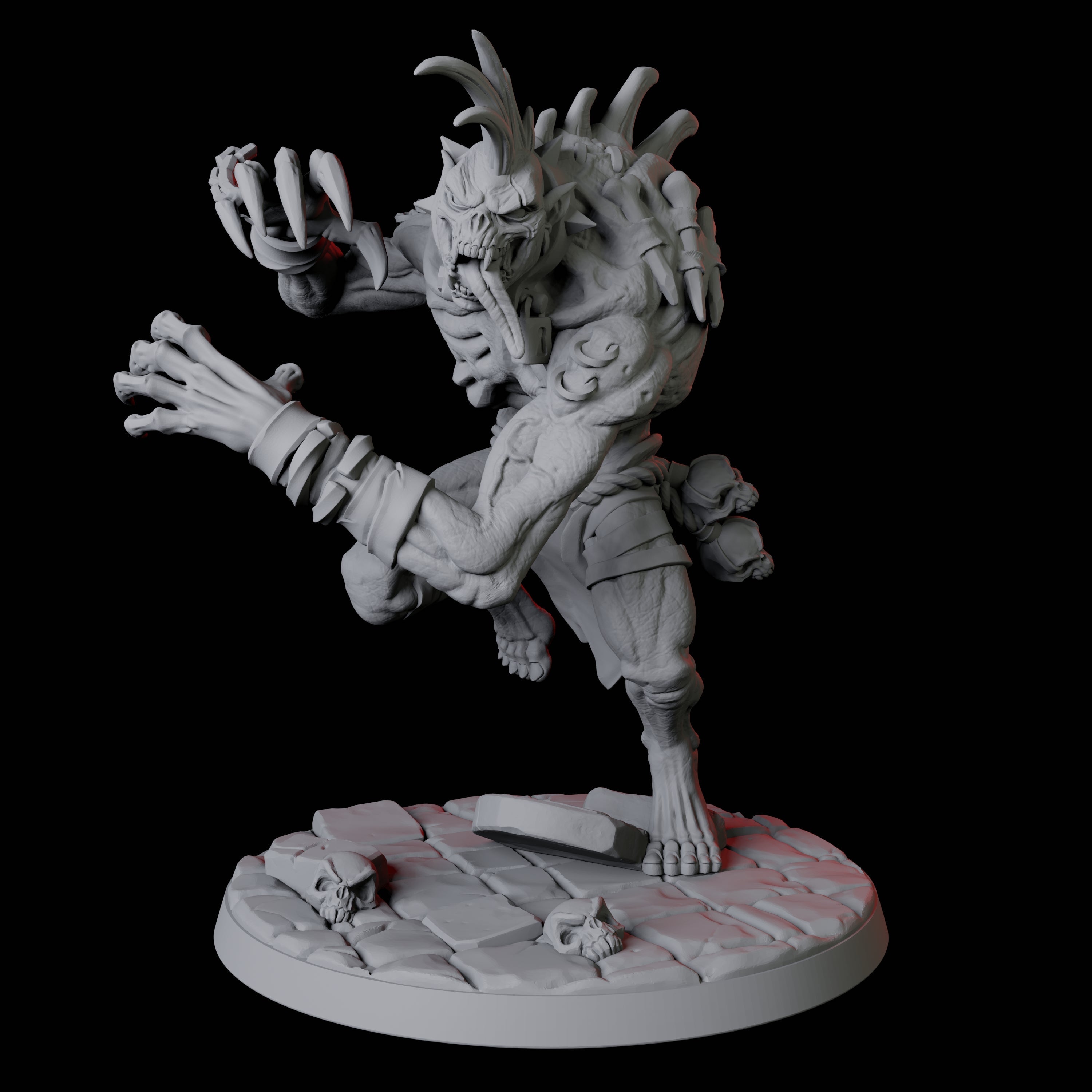 Roaming Ghast A Miniature for Dungeons and Dragons, Pathfinder or other TTRPGs