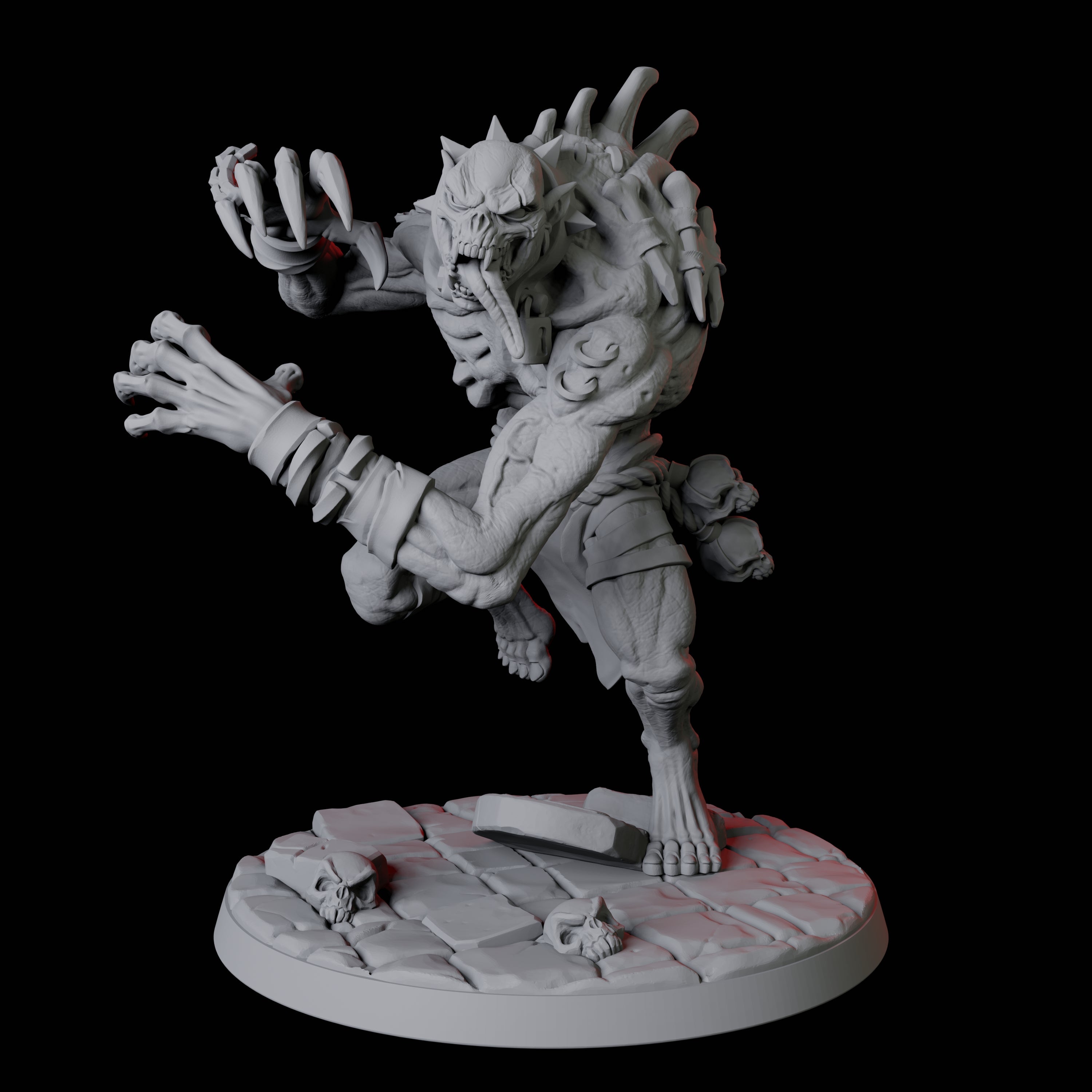 Roaming Ghast A Miniature for Dungeons and Dragons, Pathfinder or other TTRPGs