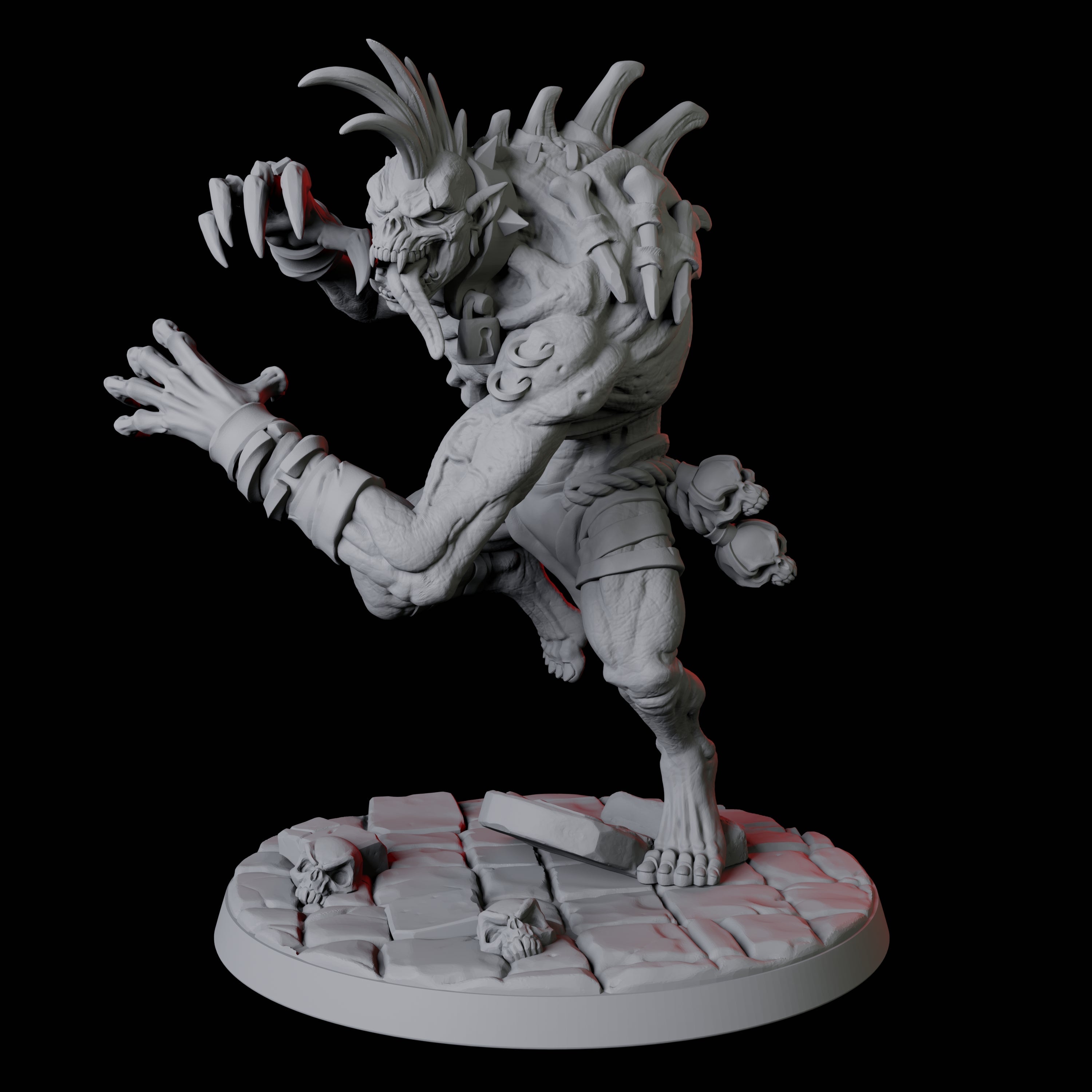 Roaming Ghast A Miniature for Dungeons and Dragons, Pathfinder or other TTRPGs