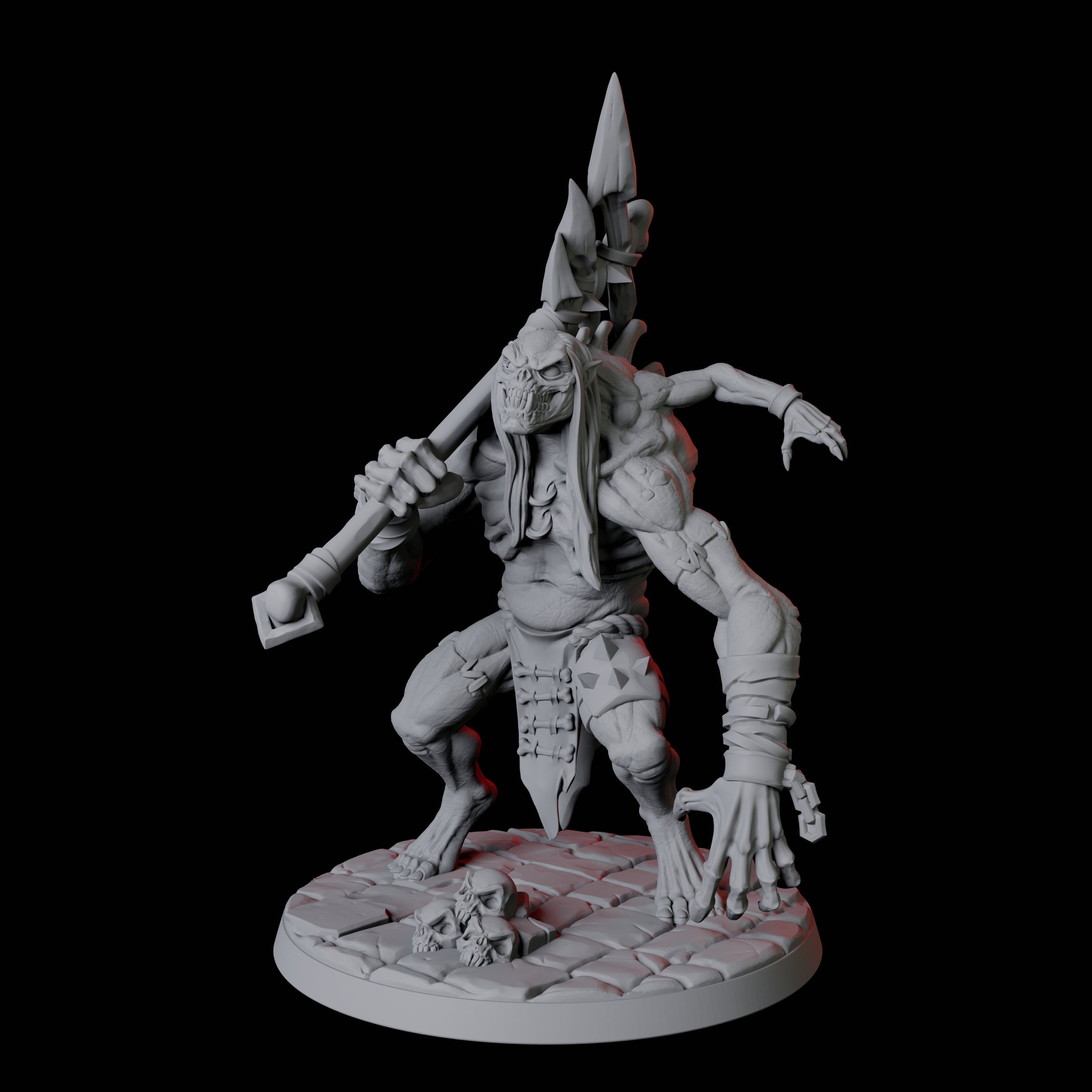 Roaming Ghast B Miniature for Dungeons and Dragons, Pathfinder or other TTRPGs