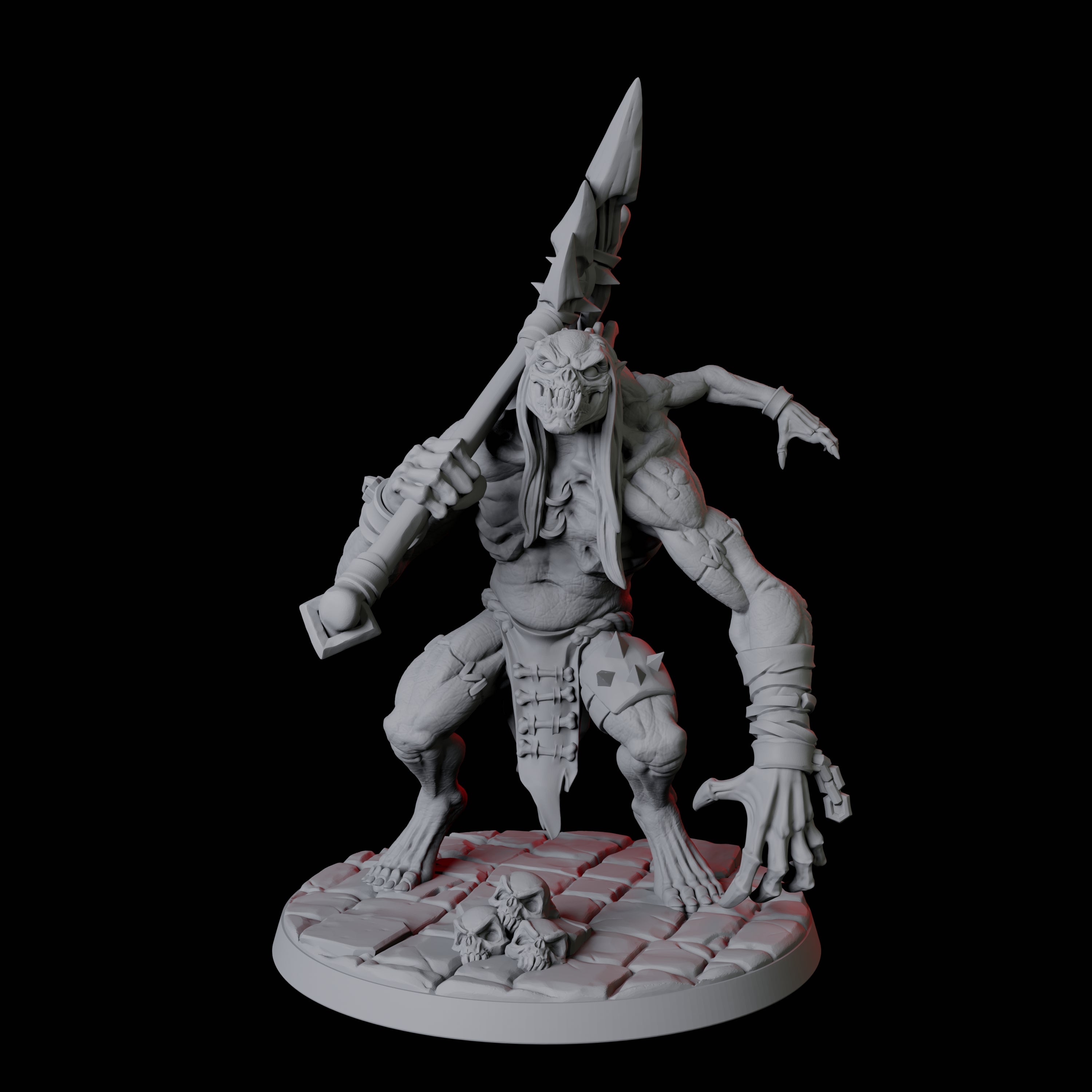 Roaming Ghast B Miniature for Dungeons and Dragons, Pathfinder or other TTRPGs