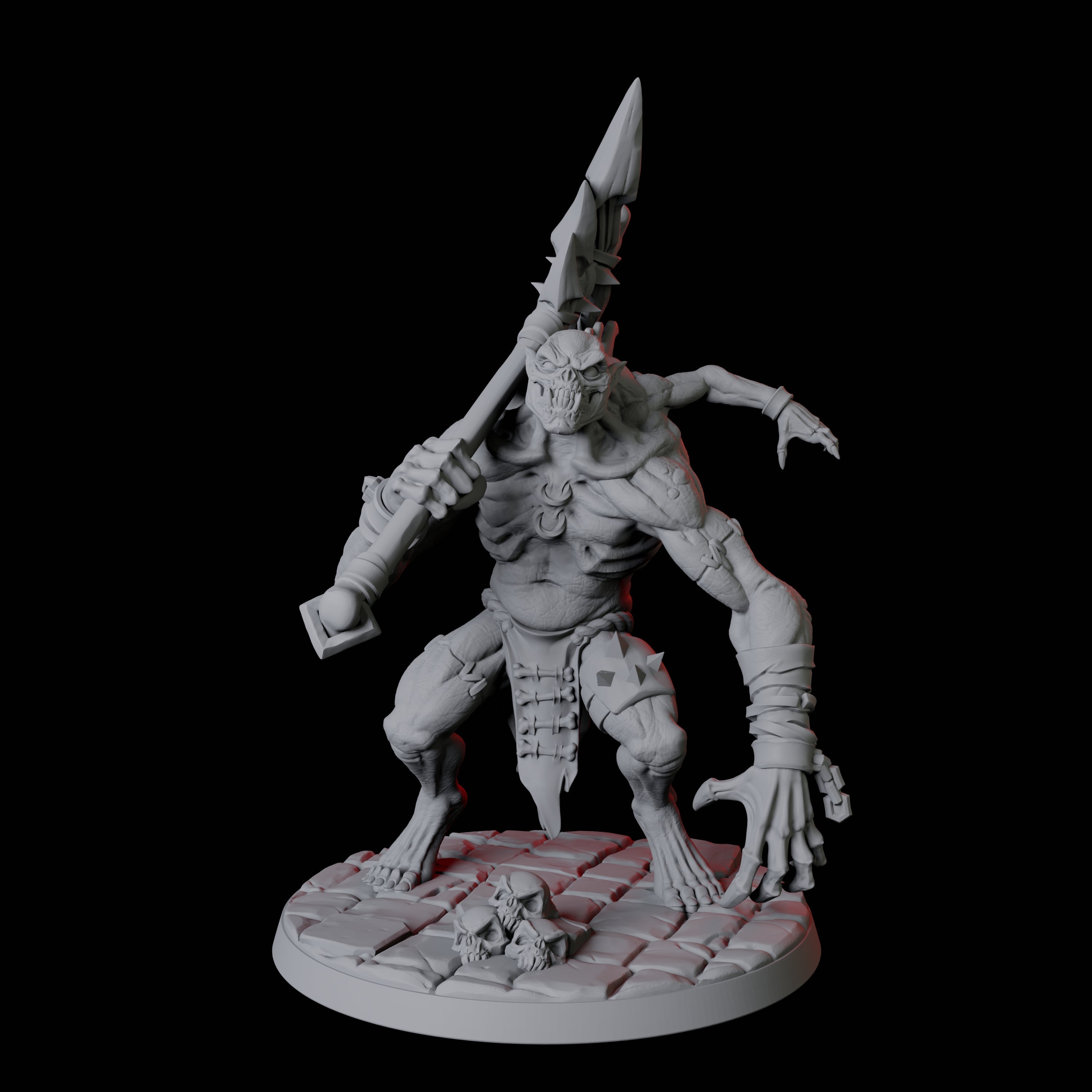 Roaming Ghast B Miniature for Dungeons and Dragons, Pathfinder or other TTRPGs