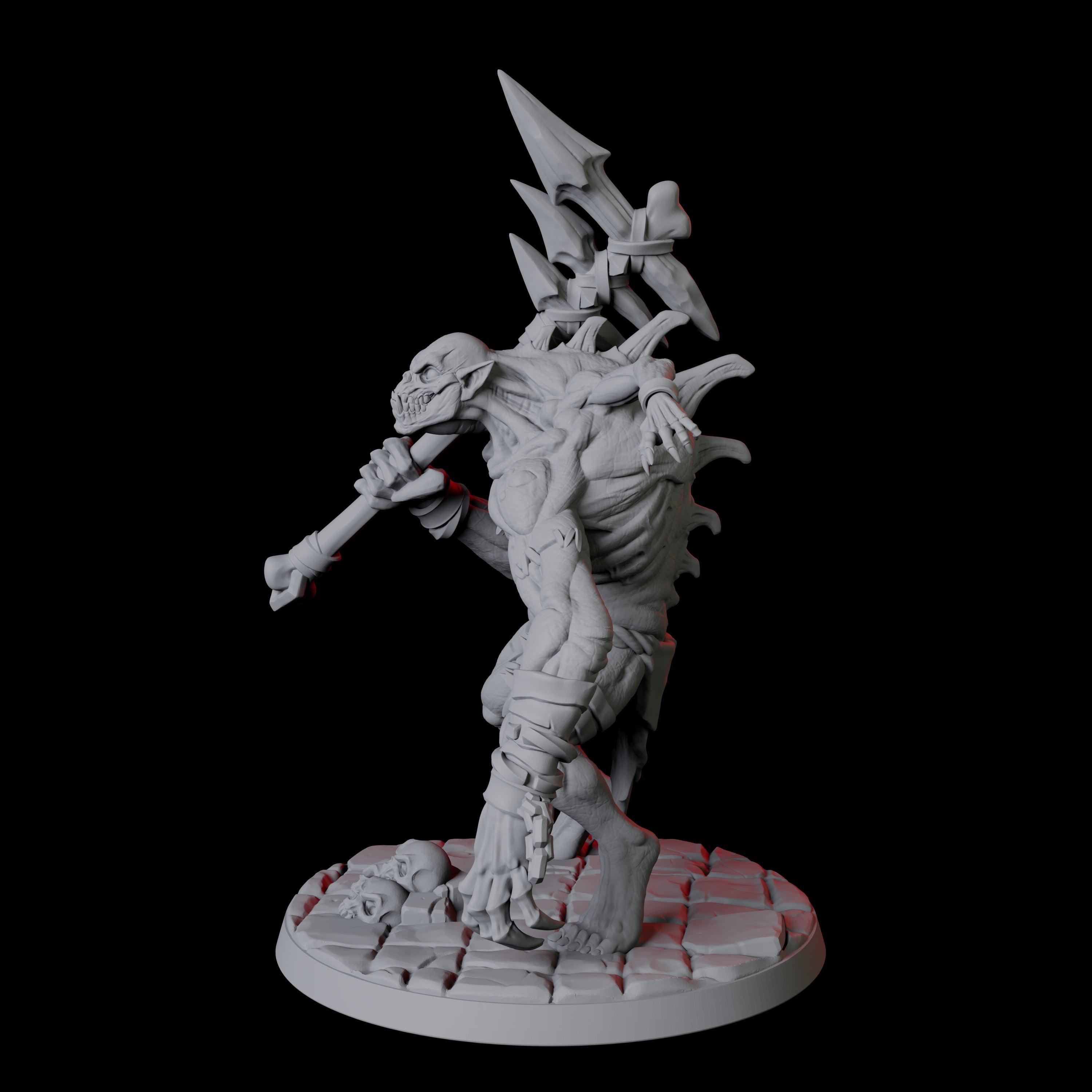 Roaming Ghast B Miniature for Dungeons and Dragons, Pathfinder or other TTRPGs