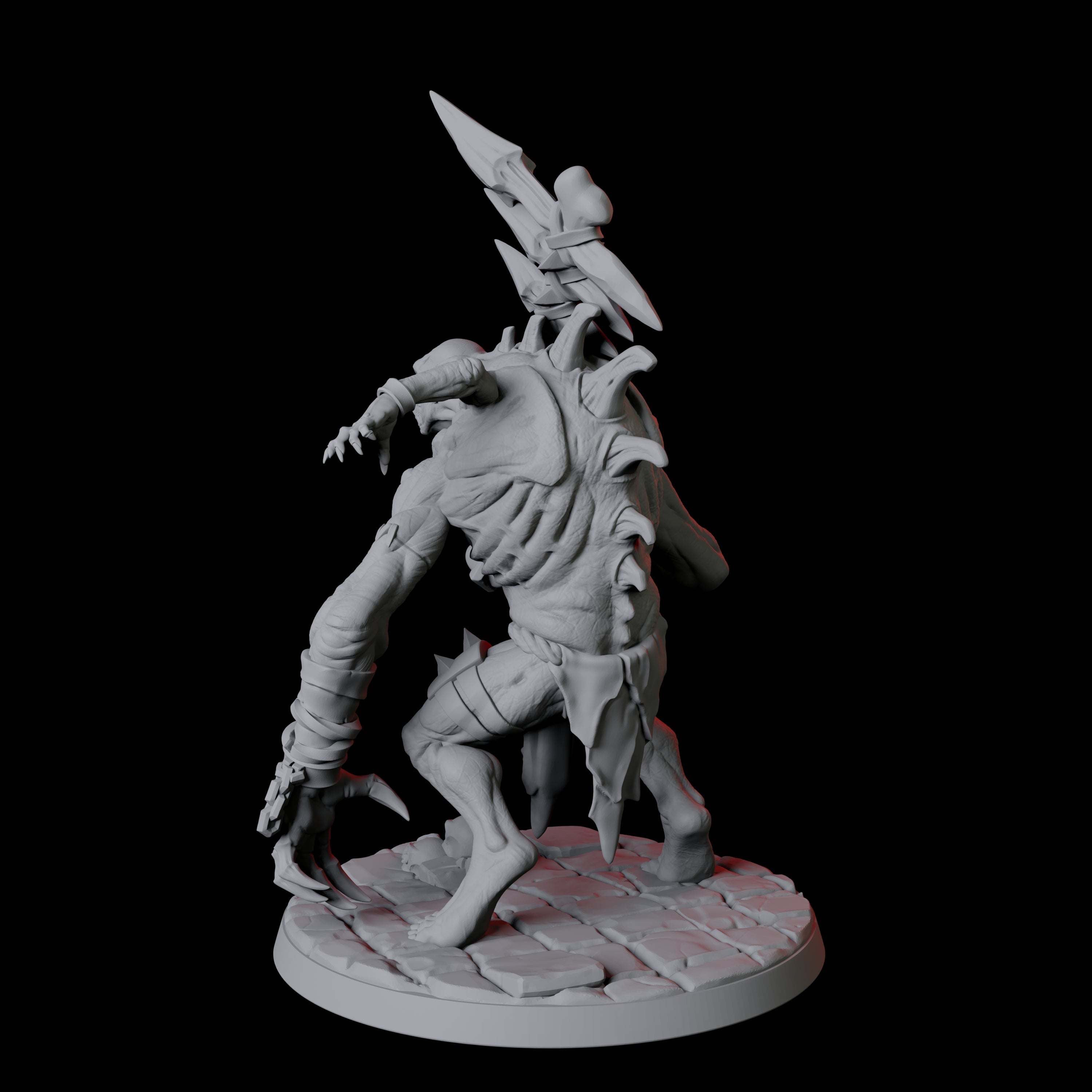 Roaming Ghast B Miniature for Dungeons and Dragons, Pathfinder or other TTRPGs