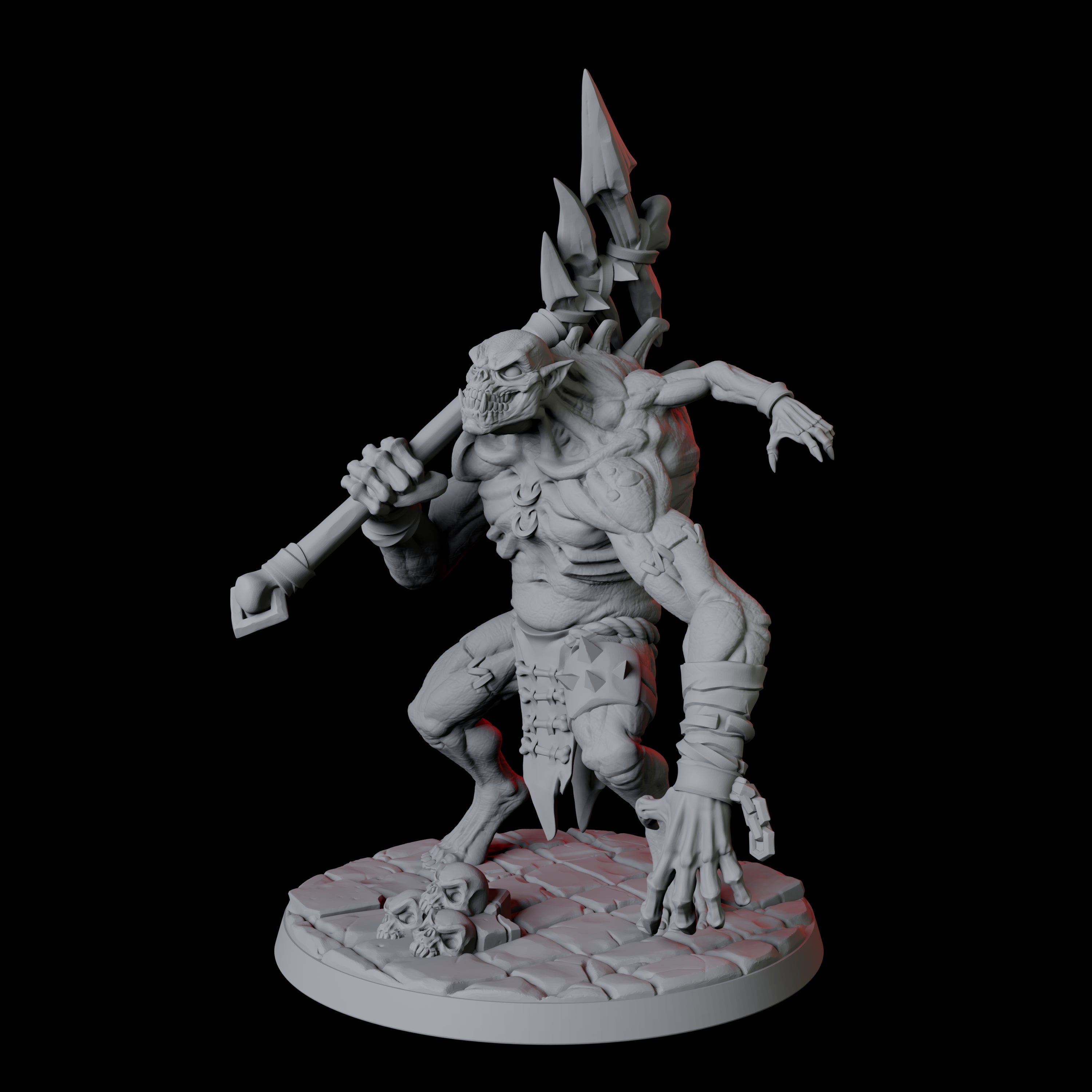 Roaming Ghast B Miniature for Dungeons and Dragons, Pathfinder or other TTRPGs