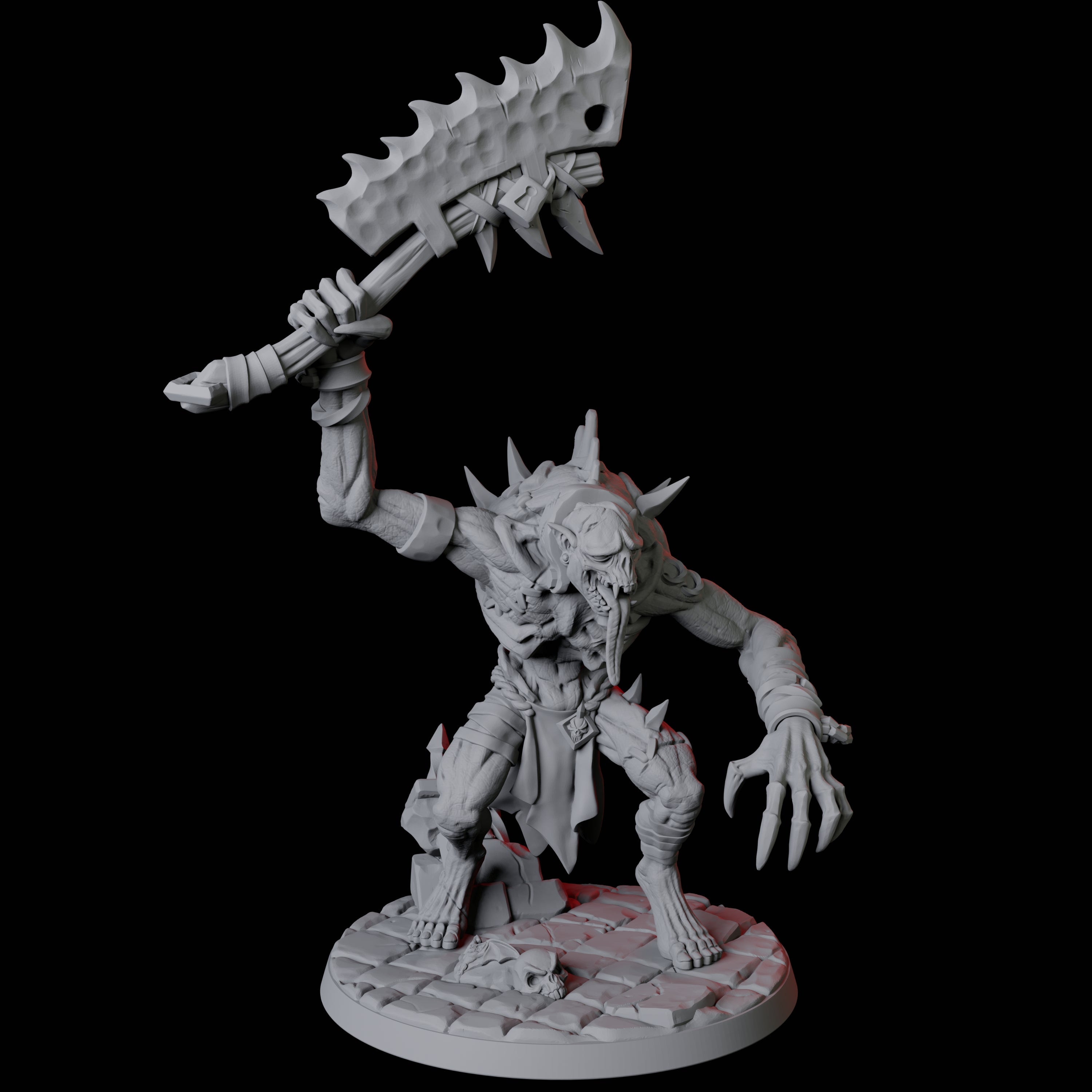 Roaming Ghast C Miniature for Dungeons and Dragons, Pathfinder or other TTRPGs