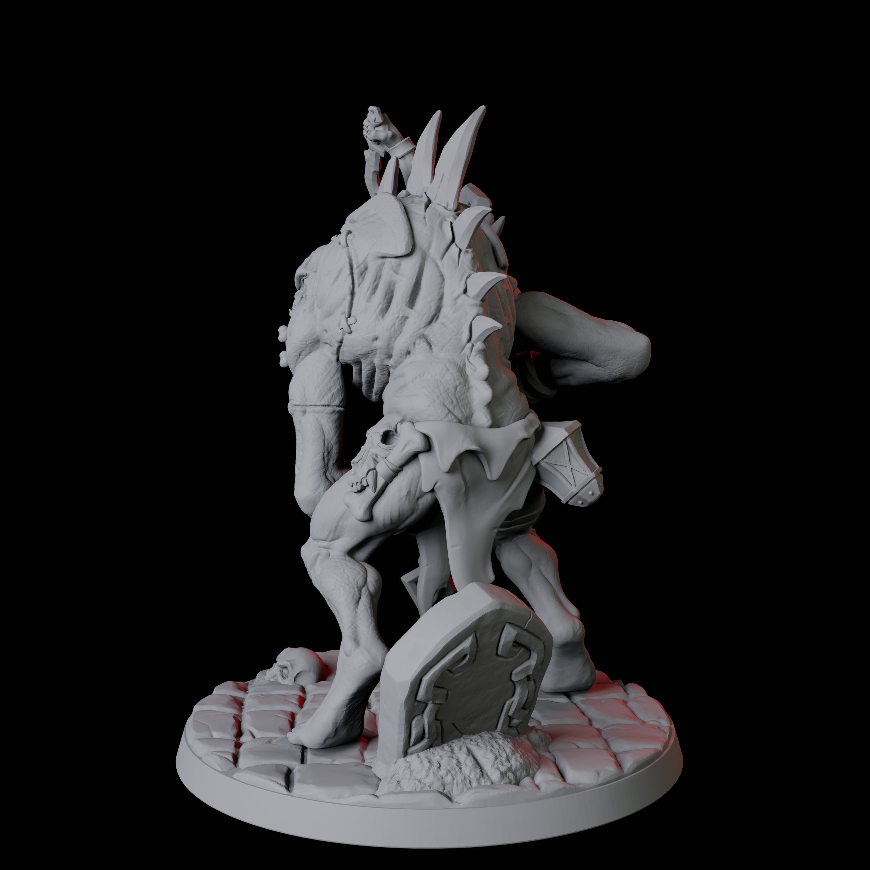 Roaming Ghast D Miniature for Dungeons and Dragons, Pathfinder or other TTRPGs