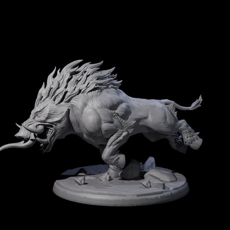 Roaming Giant Hog A Miniature for Dungeons and Dragons, Pathfinder or other TTRPGs