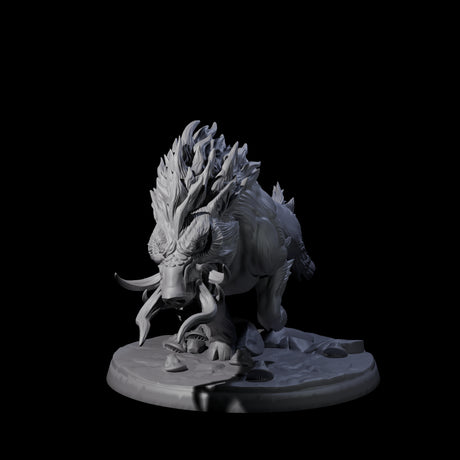 Roaming Giant Hog A Miniature for Dungeons and Dragons, Pathfinder or other TTRPGs