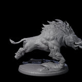 Roaming Giant Hog B Miniature for Dungeons and Dragons, Pathfinder or other TTRPGs