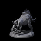 Roaming Giant Hog B Miniature for Dungeons and Dragons, Pathfinder or other TTRPGs
