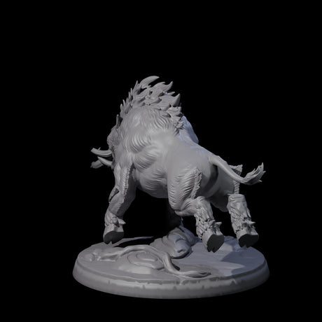 Roaming Giant Hog B Miniature for Dungeons and Dragons, Pathfinder or other TTRPGs