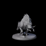 Roaming Giant Hog D Miniature for Dungeons and Dragons, Pathfinder or other TTRPGs