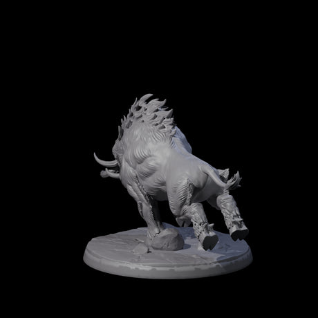 Roaming Giant Hog D Miniature for Dungeons and Dragons, Pathfinder or other TTRPGs