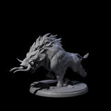 Roaming Giant Hog D Miniature for Dungeons and Dragons, Pathfinder or other TTRPGs