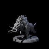 Roaming Giant Hog D Miniature for Dungeons and Dragons, Pathfinder or other TTRPGs