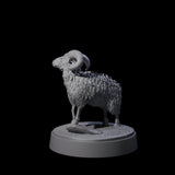 Roaming Ram Miniature for Dungeons and Dragons, Pathfinder or other TTRPGs