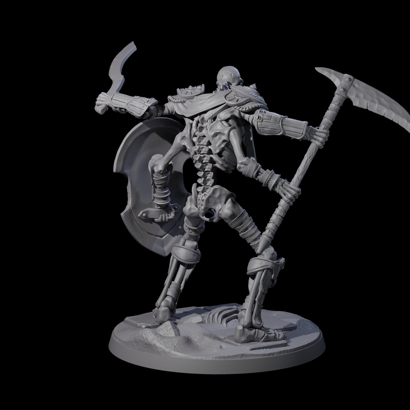 Roaming Skeletal Hulk D Miniature for Dungeons and Dragons, Pathfinder or other TTRPGs