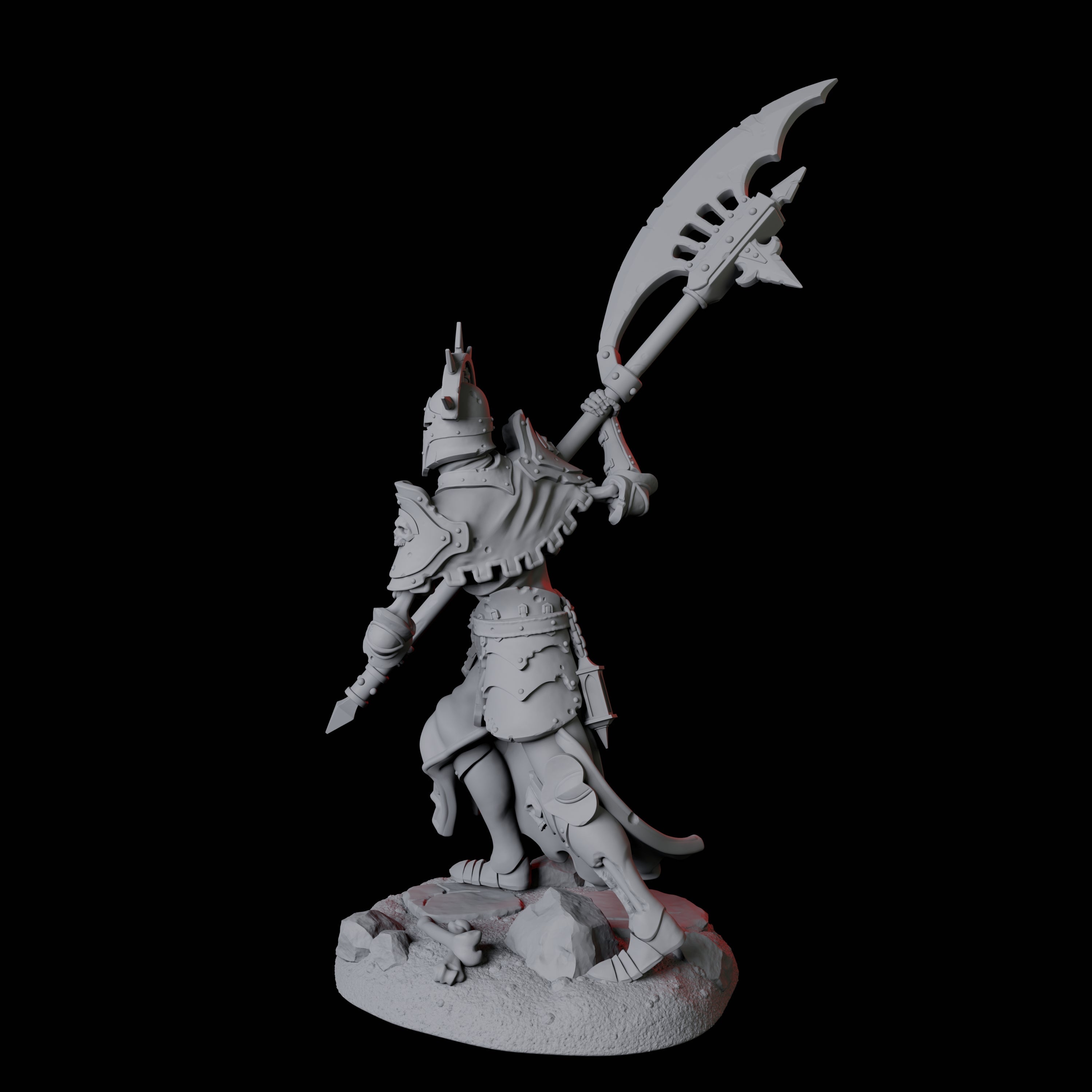 Roaming Undead Warrior A Miniature for Dungeons and Dragons, Pathfinder or other TTRPGs