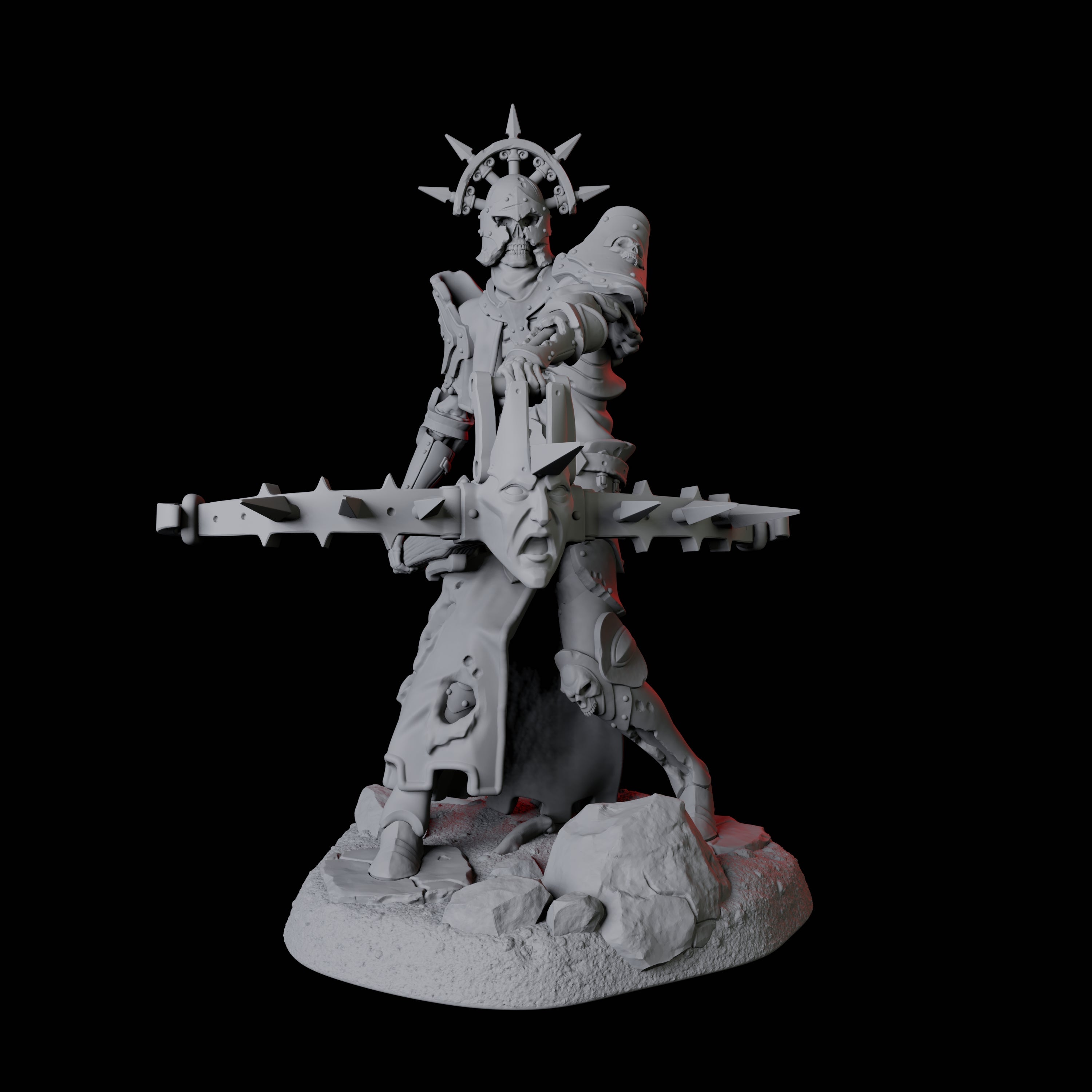 Roaming Undead Warrior C Miniature for Dungeons and Dragons, Pathfinder or other TTRPGs