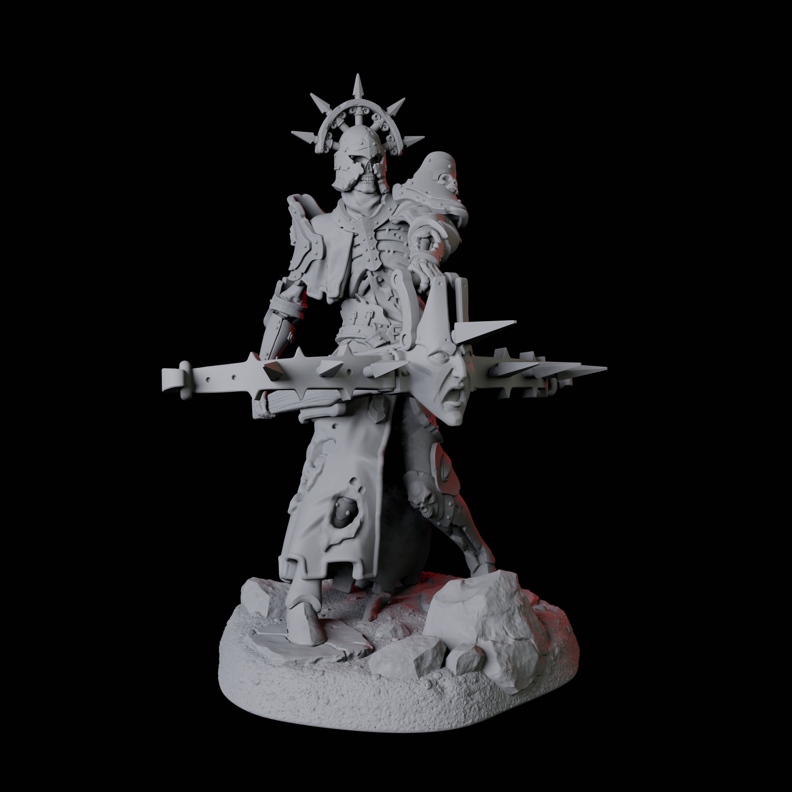 Roaming Undead Warrior C Miniature for Dungeons and Dragons, Pathfinder or other TTRPGs