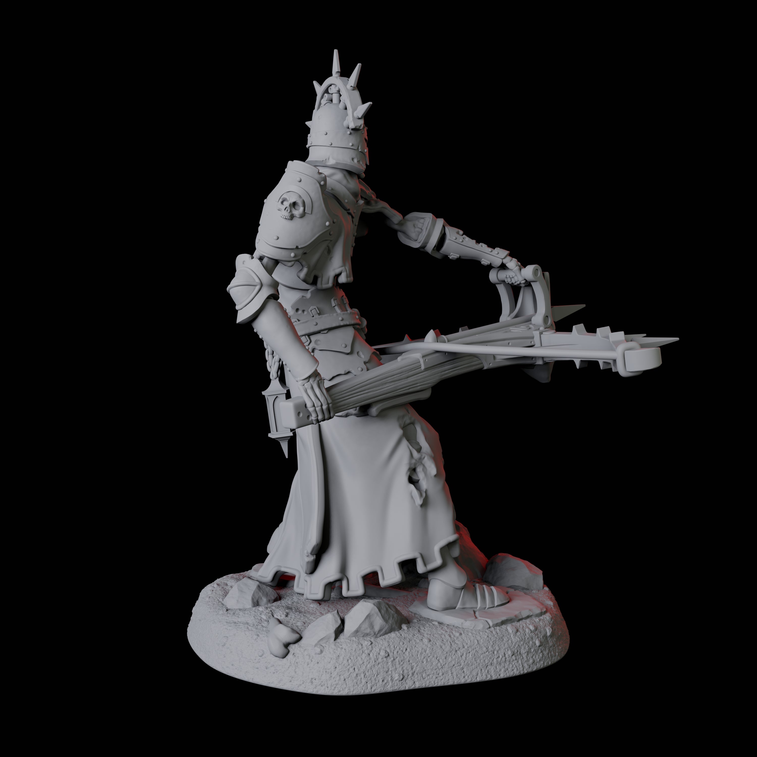 Roaming Undead Warrior C Miniature for Dungeons and Dragons, Pathfinder or other TTRPGs