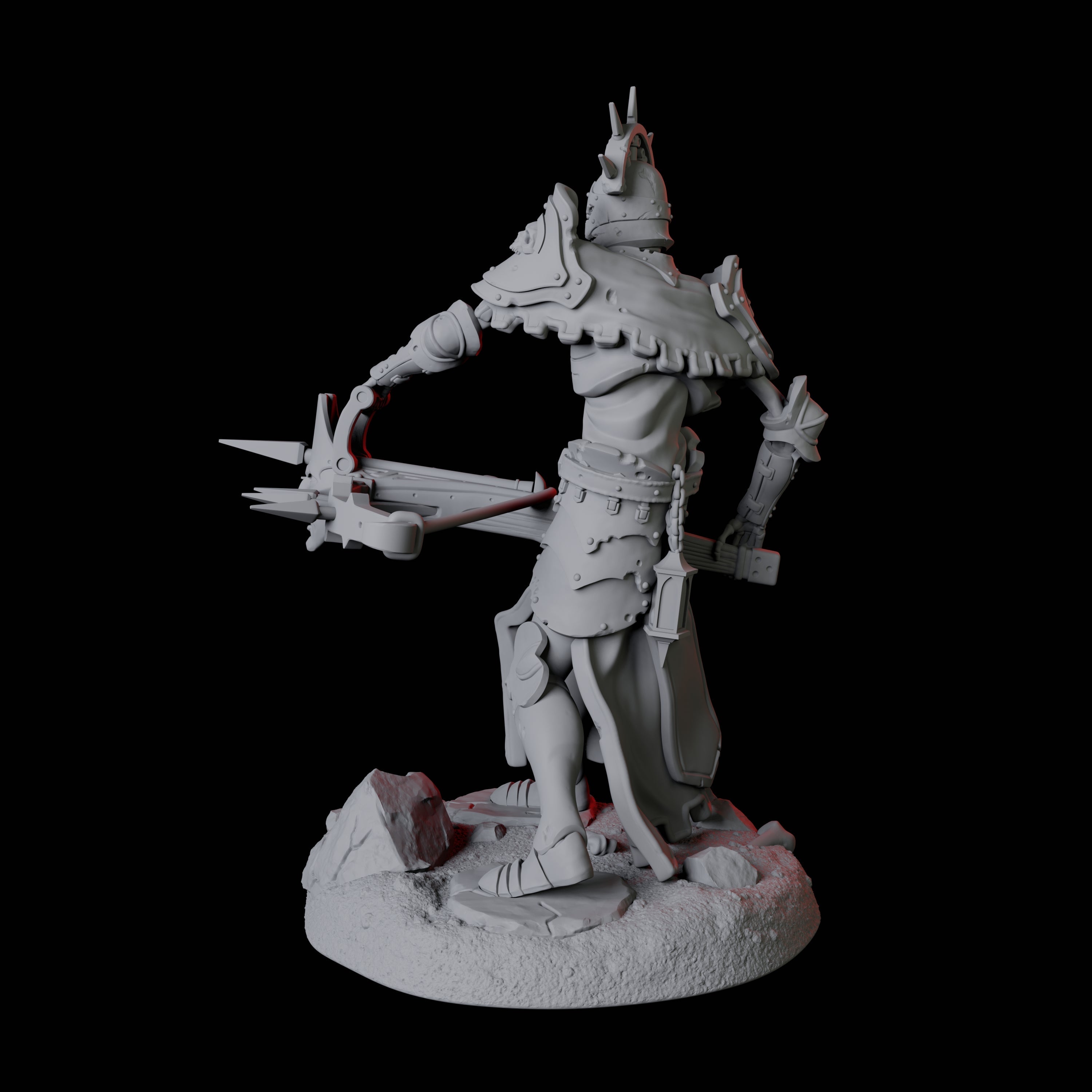 Roaming Undead Warrior C Miniature for Dungeons and Dragons, Pathfinder or other TTRPGs