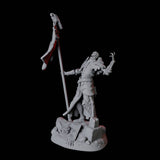 Roaming Undead Warrior D Miniature for Dungeons and Dragons, Pathfinder or other TTRPGs