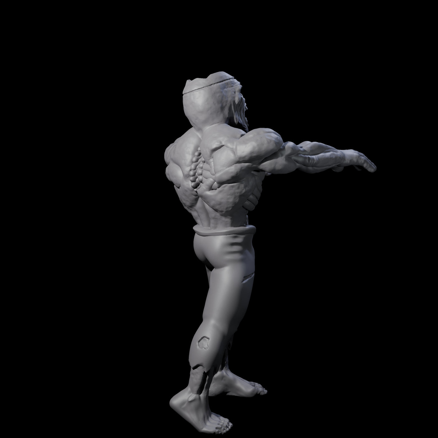 Roaming Zombie A Miniature for Dungeons and Dragons, Pathfinder or other TTRPGs