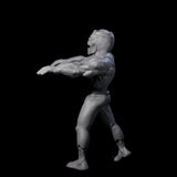 Roaming Zombie A Miniature for Dungeons and Dragons, Pathfinder or other TTRPGs