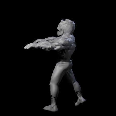 Roaming Zombie A Miniature for Dungeons and Dragons, Pathfinder or other TTRPGs