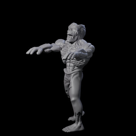 Roaming Zombie A Miniature for Dungeons and Dragons, Pathfinder or other TTRPGs
