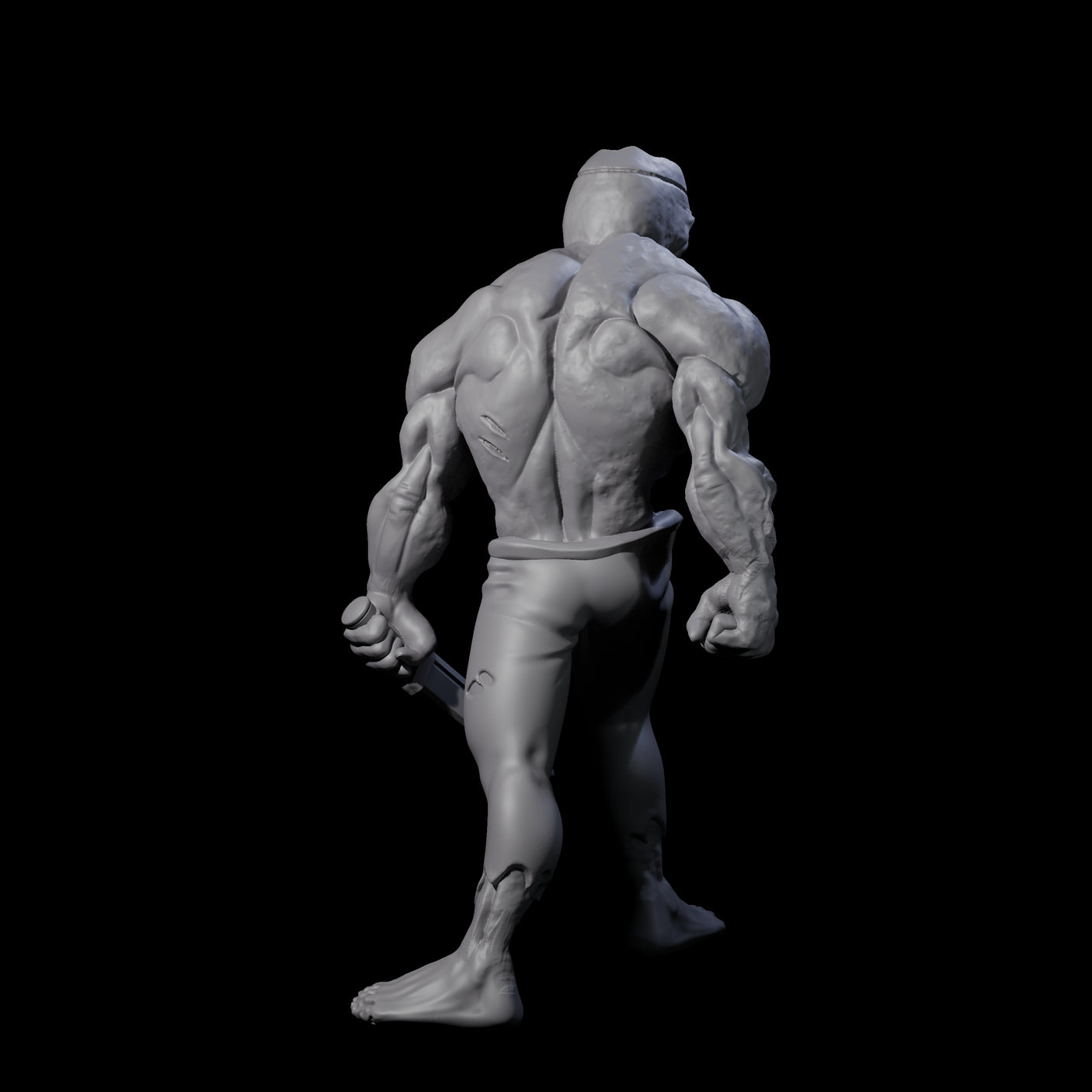 Roaming Zombie B Miniature for Dungeons and Dragons, Pathfinder or other TTRPGs
