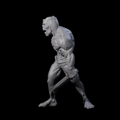 Roaming Zombie B Miniature for Dungeons and Dragons, Pathfinder or other TTRPGs
