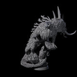Roaring Basilisk King Miniature for Dungeons and Dragons, Pathfinder or other TTRPGs