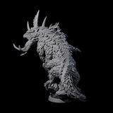Roaring Basilisk King Miniature for Dungeons and Dragons, Pathfinder or other TTRPGs