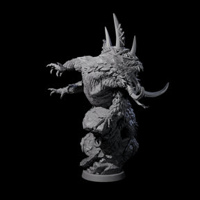 Roaring Basilisk King Miniature for Dungeons and Dragons, Pathfinder or other TTRPGs
