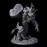 Roaring Beastial Cyclops Miniature for Dungeons and Dragons, Pathfinder or other TTRPGs