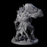 Roaring Beastial Cyclops Miniature for Dungeons and Dragons, Pathfinder or other TTRPGs