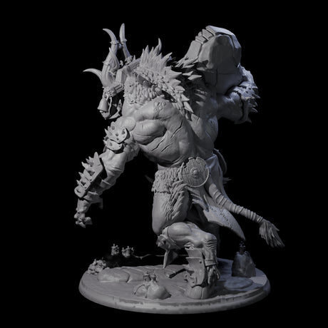 Roaring Beastial Cyclops Miniature for Dungeons and Dragons, Pathfinder or other TTRPGs