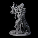 Roaring Beastial Cyclops Miniature for Dungeons and Dragons, Pathfinder or other TTRPGs