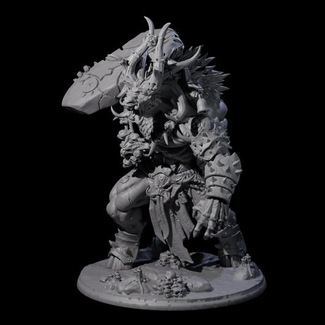 Roaring Beastial Cyclops Miniature for Dungeons and Dragons, Pathfinder or other TTRPGs