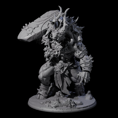 Roaring Beastial Cyclops Miniature for Dungeons and Dragons, Pathfinder or other TTRPGs