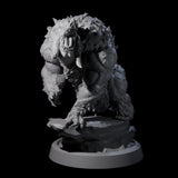 Roaring Dire Boar Miniature for Dungeons and Dragons, Pathfinder or other TTRPGs