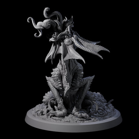 Roaring Far Realm Dragon Miniature for Dungeons and Dragons, Pathfinder or other TTRPGs