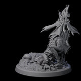 Roaring Far Realm Dragon Miniature for Dungeons and Dragons, Pathfinder or other TTRPGs